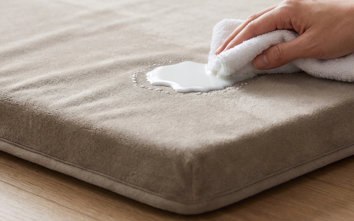 A spill stays on top.