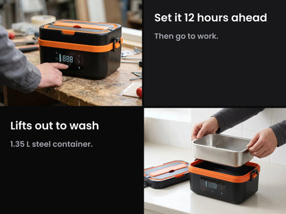 Noonly Cordless Heated Lunch Box